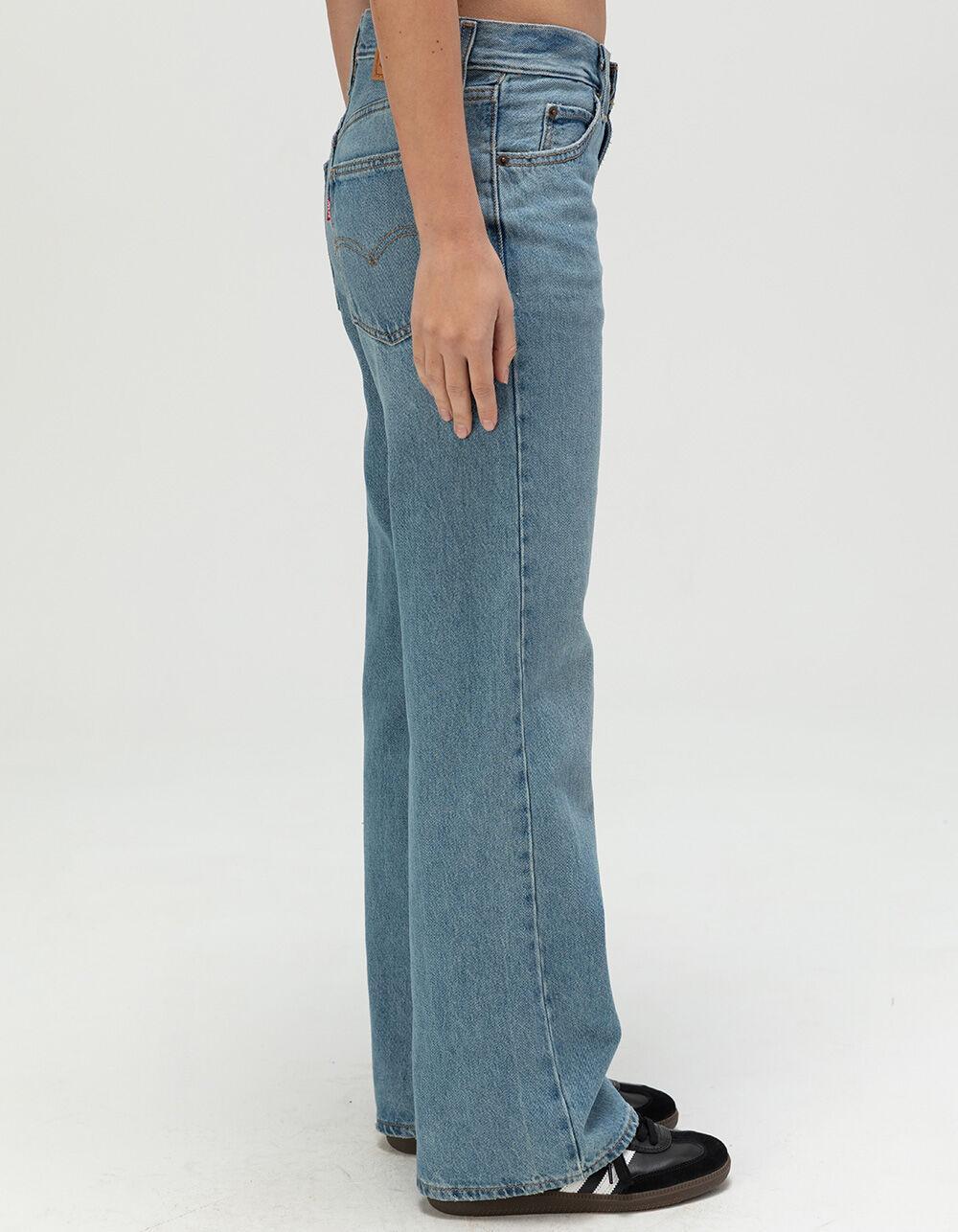 LEVI'S 94 Baggy Womens Bootcut Jeans - Smile For Real - LT BLAST Product Image