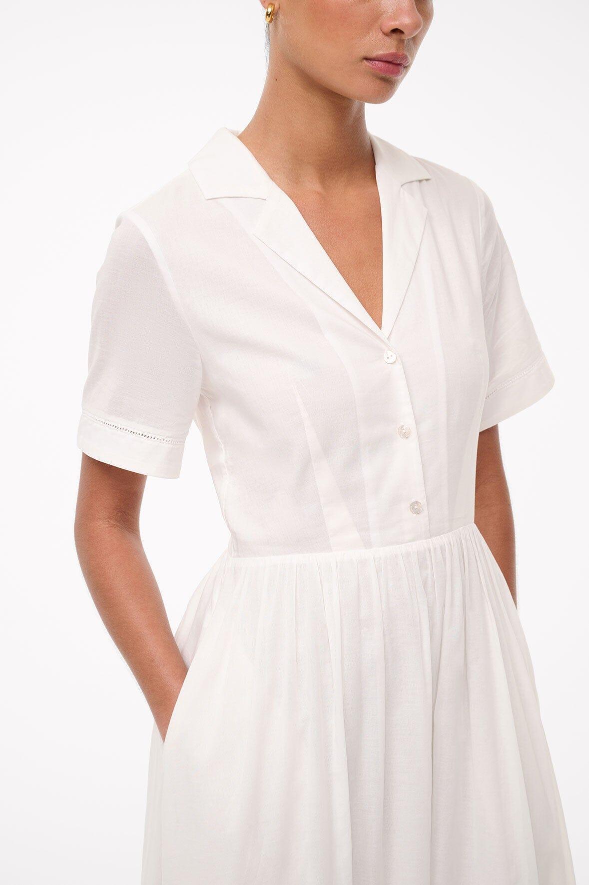 MERYL DRESS | WHITE Product Image