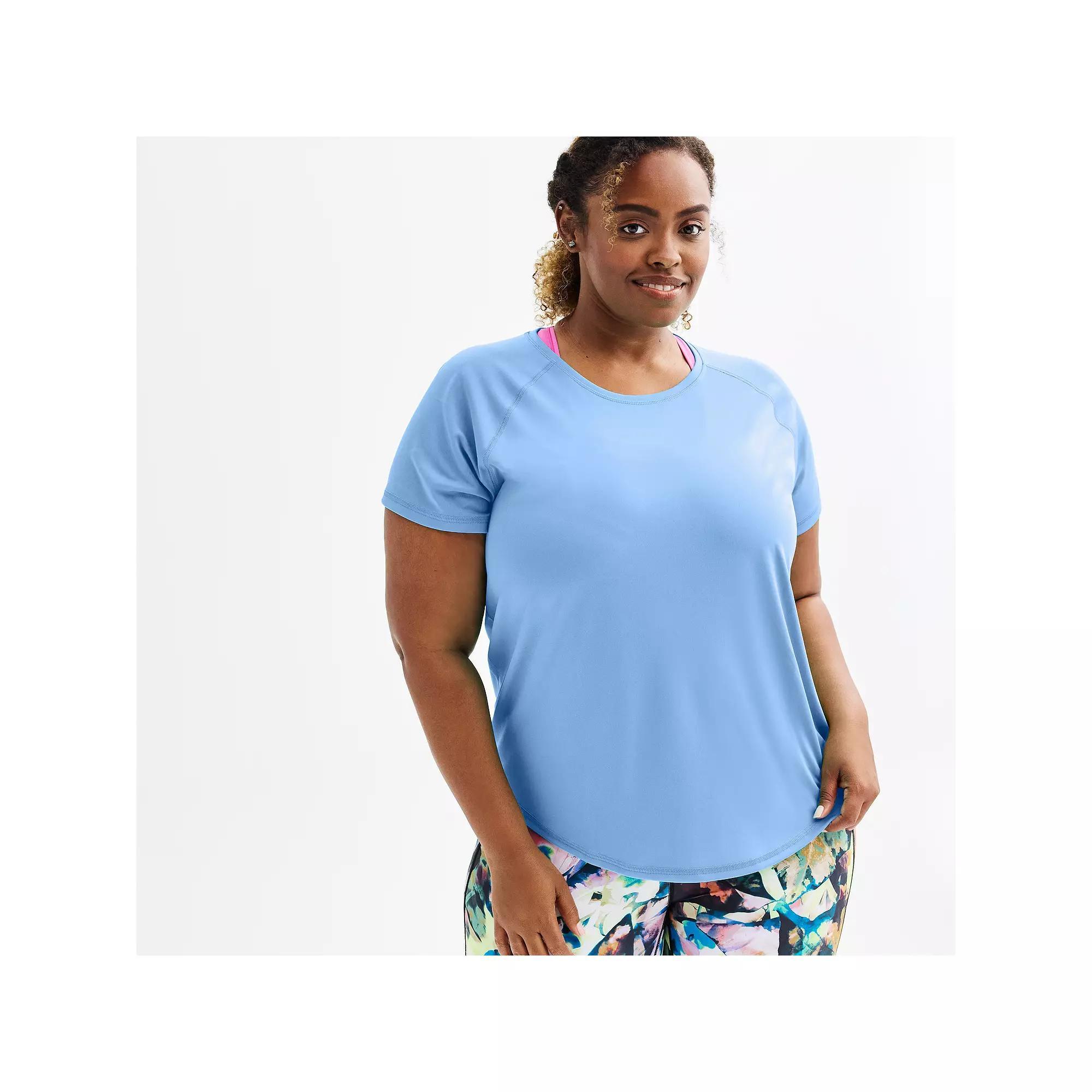 Plus Size Tek Gear® Dry Tek Short Sleeve Tee, Women's, Size: 4XL, Peyton Purple Product Image