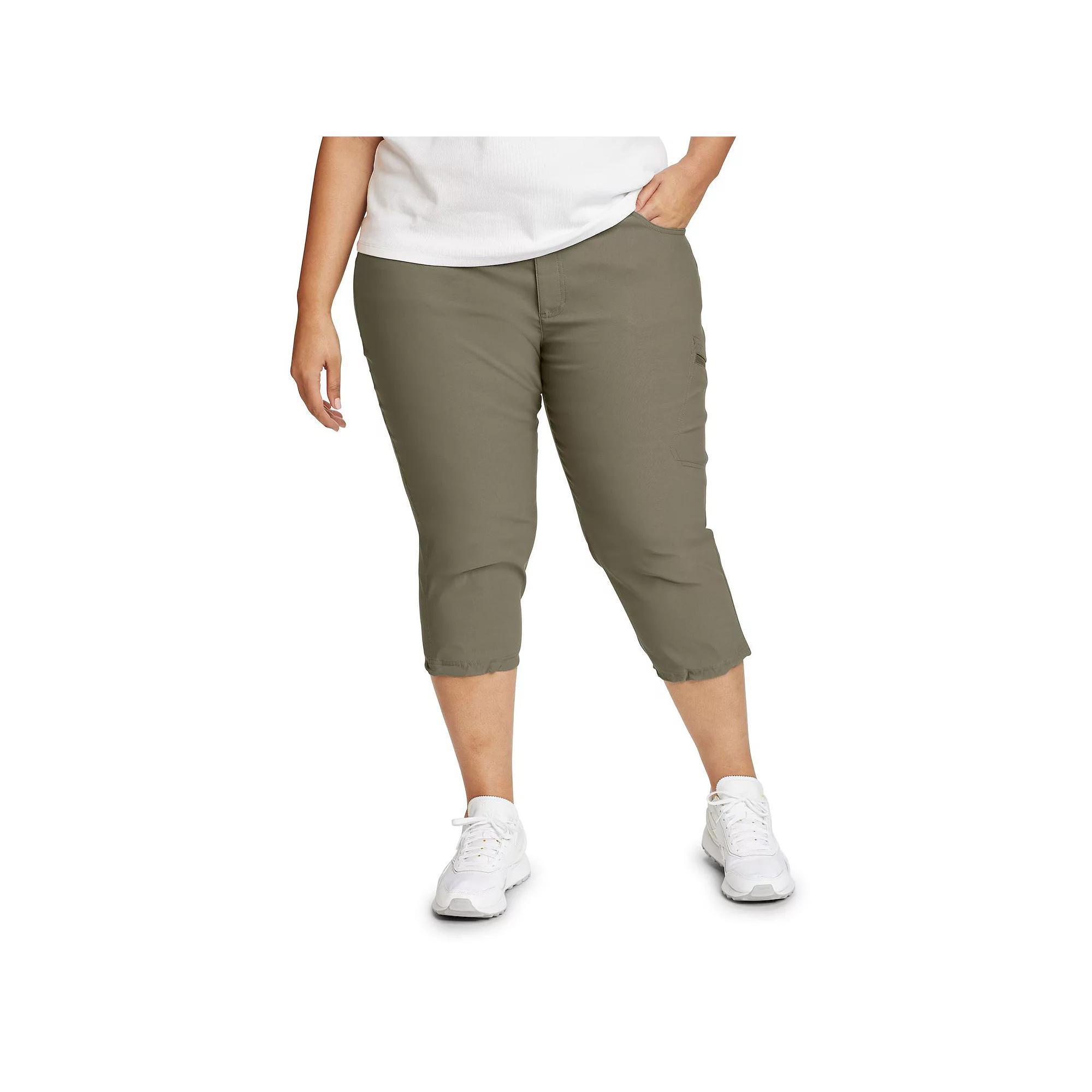 Plus Size Eddie Bauer Rainier Capris, Womens Product Image