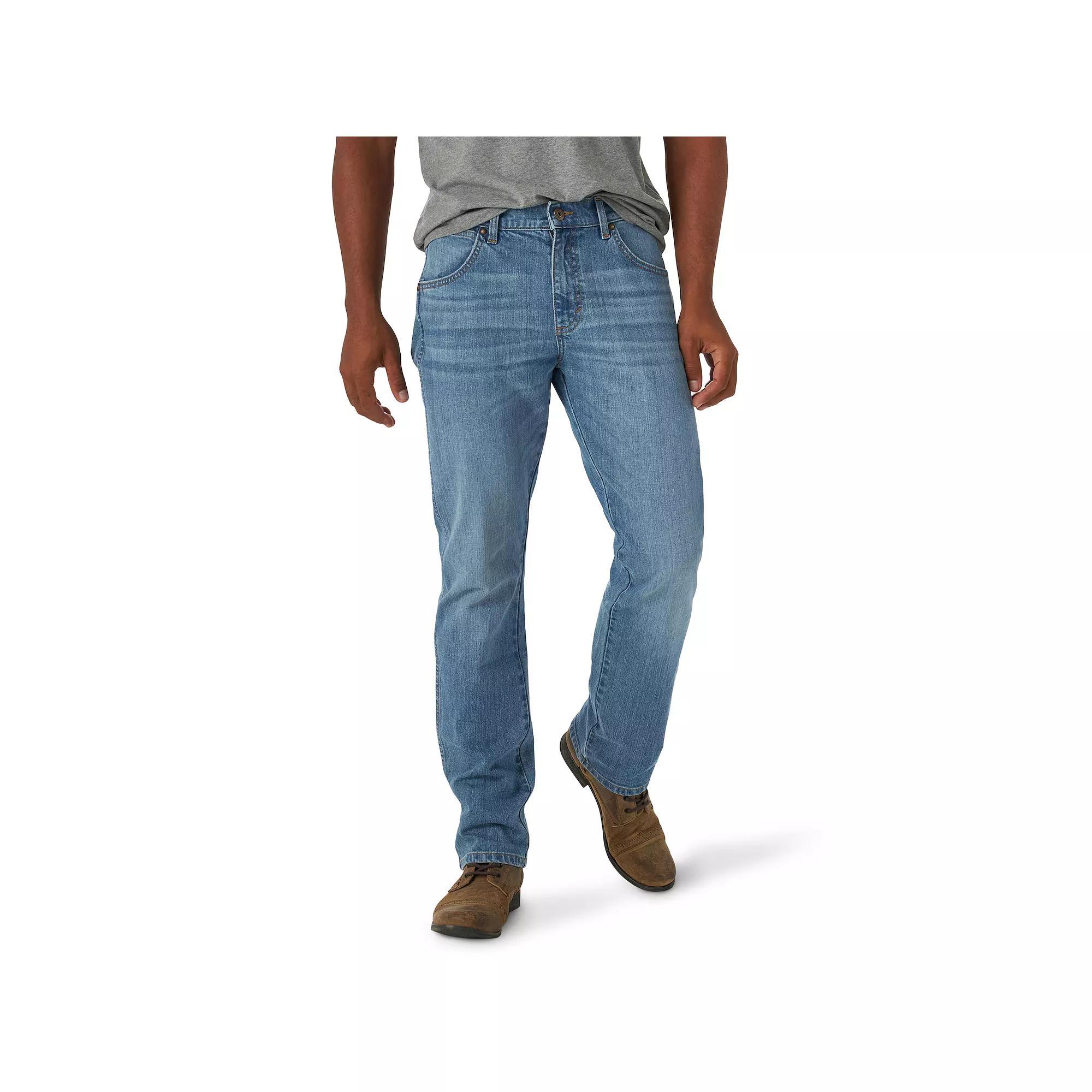 Men's Wrangler Legacy Straight-Leg Jeans, Size: 42X30, Drake Product Image
