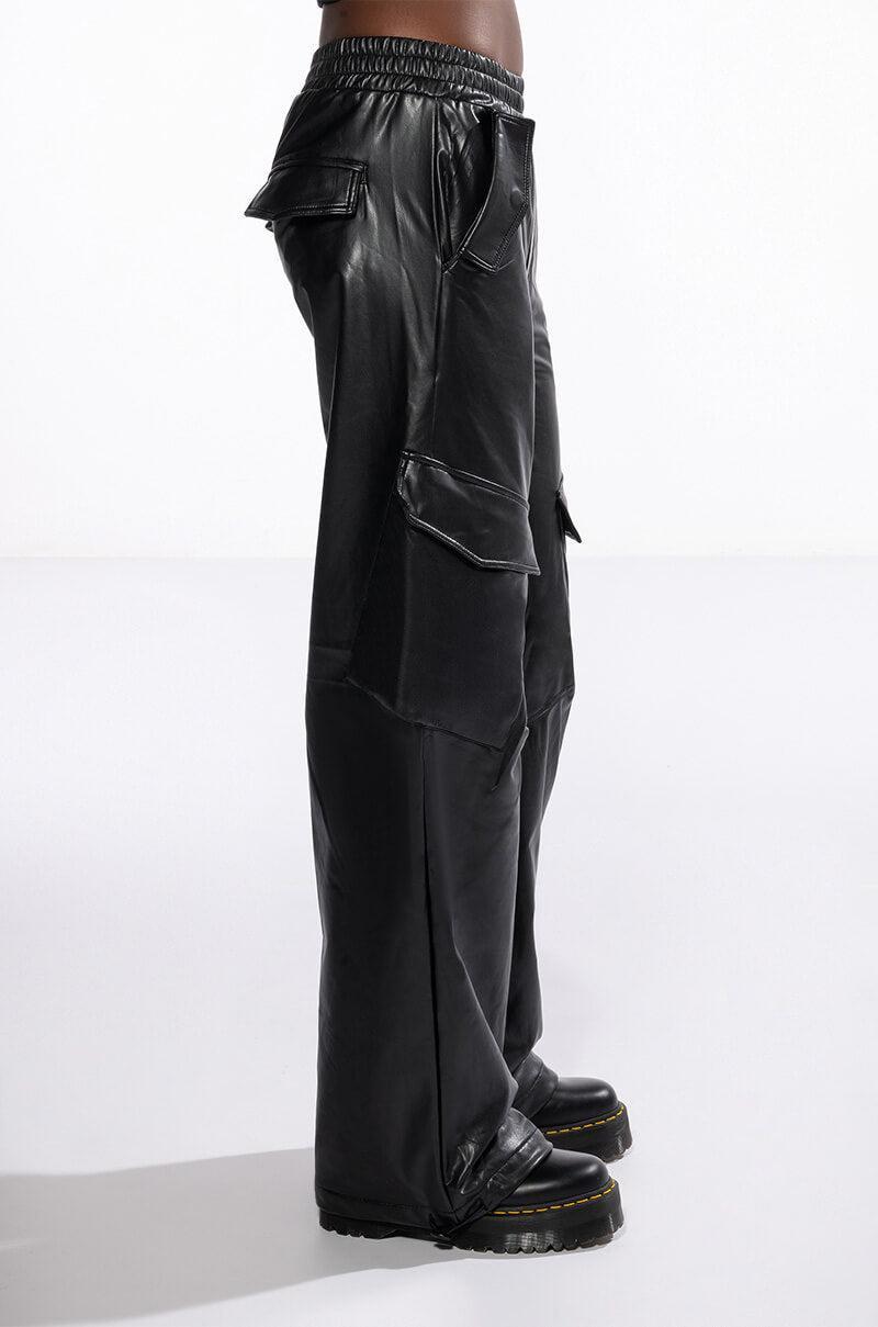 ALWAYS WINNING FAUX LEATHER JOGGER Product Image