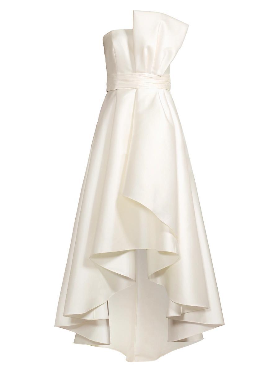 Womens Tara Gathered High-Low Gown Product Image