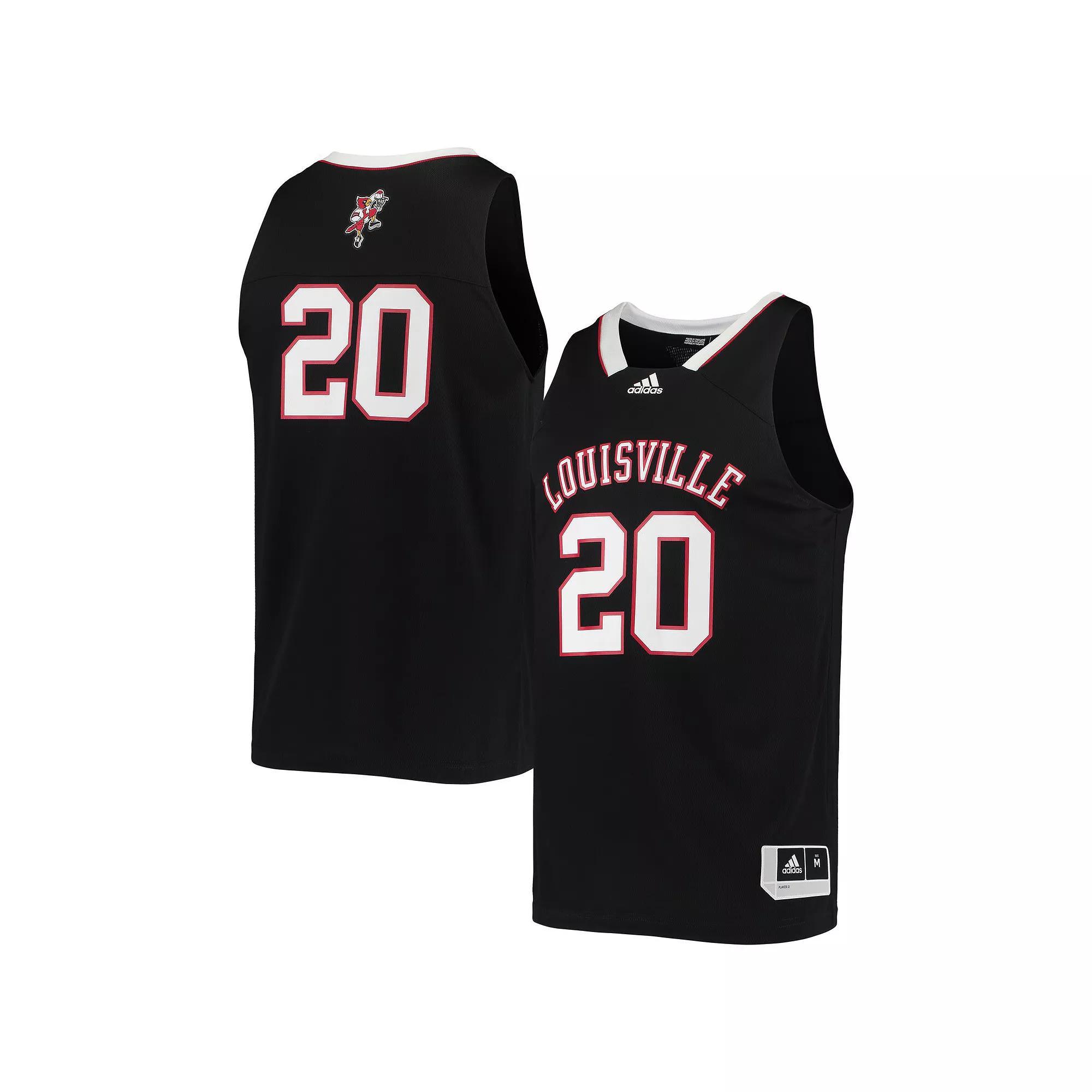 Mens adidas #20 Louisville Cardinals Reverse Retro Jersey Product Image