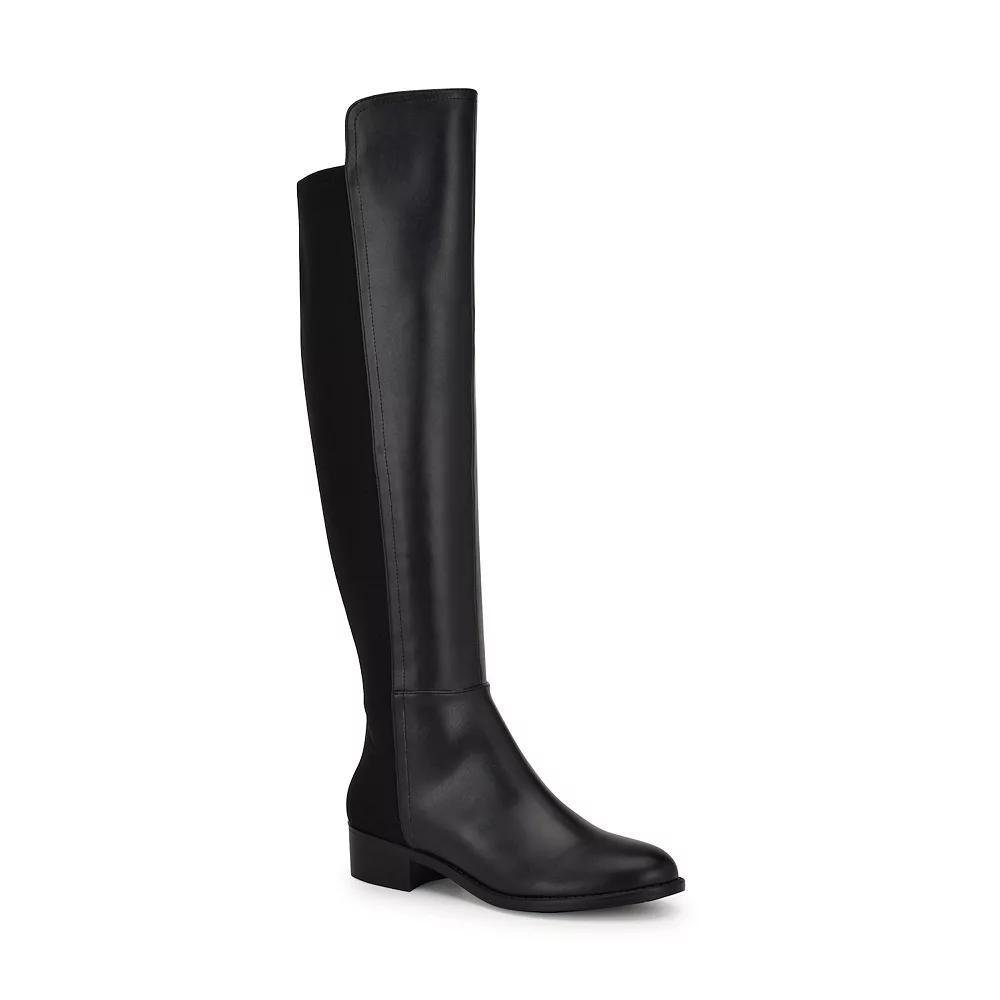 Nine West Nayli Women's Casual Thigh-High Boots, Size: 7, Black Product Image