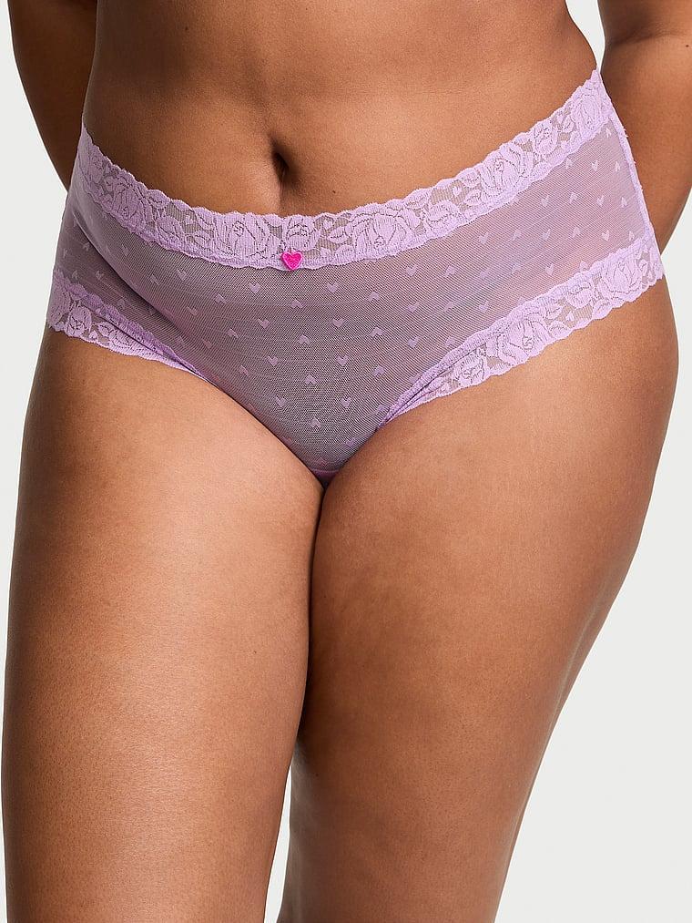 Lace Heart Blooms Cheeky Panty Product Image