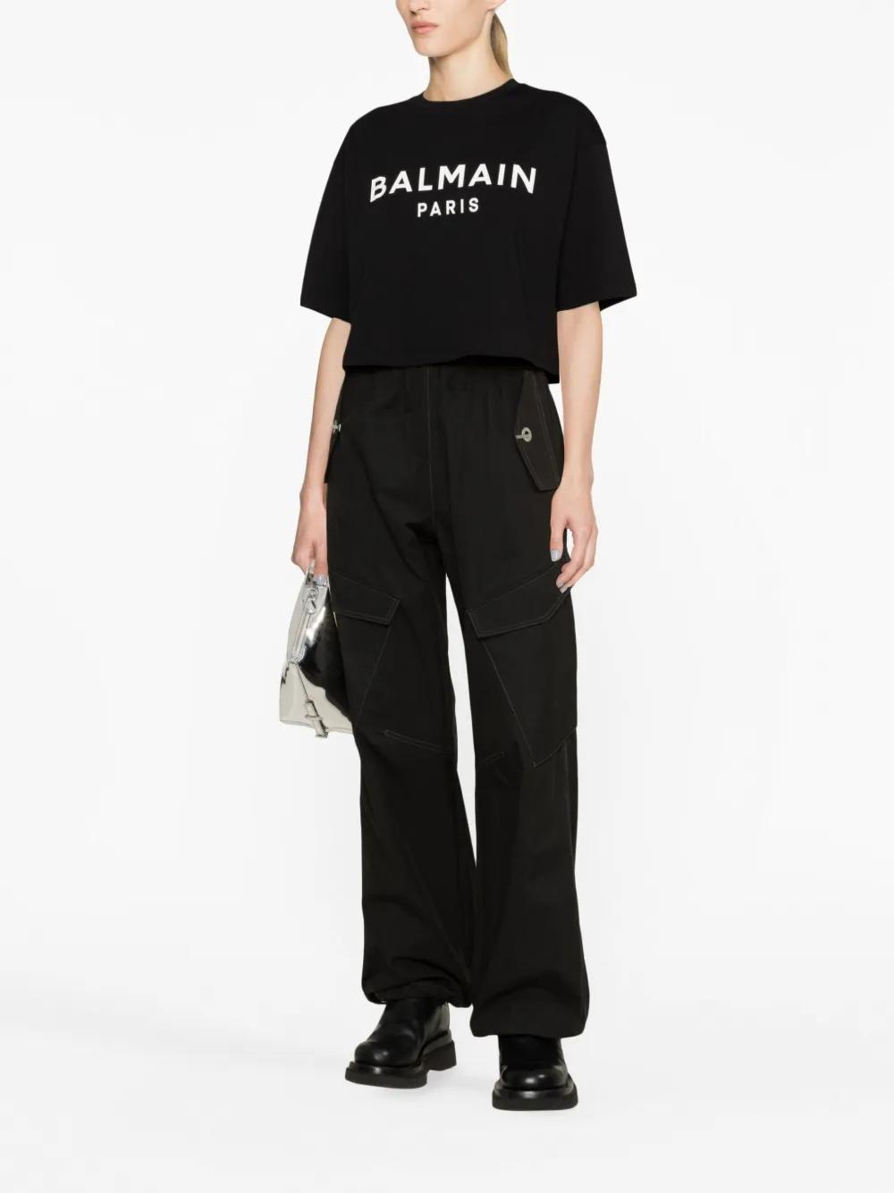 cropped logo T-shirt Product Image