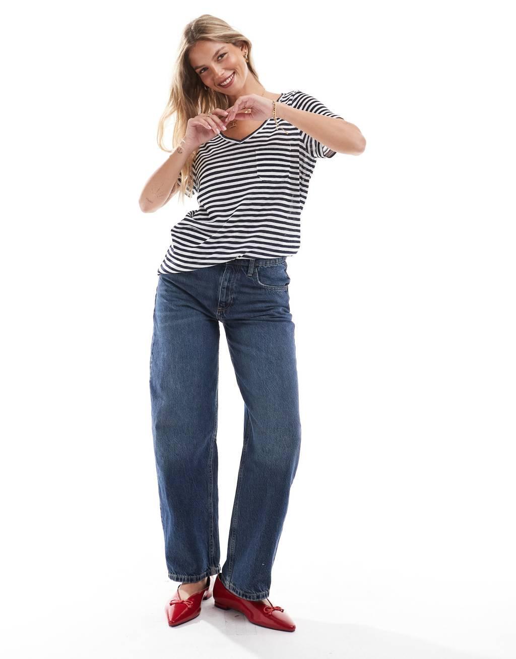 Object V-neck T-shirt Product Image