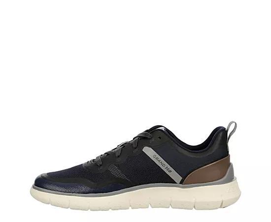 Cole Haan Generation Zerogrand Men's Textured Sneakers, Size: 9.5, Blue Blazer Truffle Ti Product Image