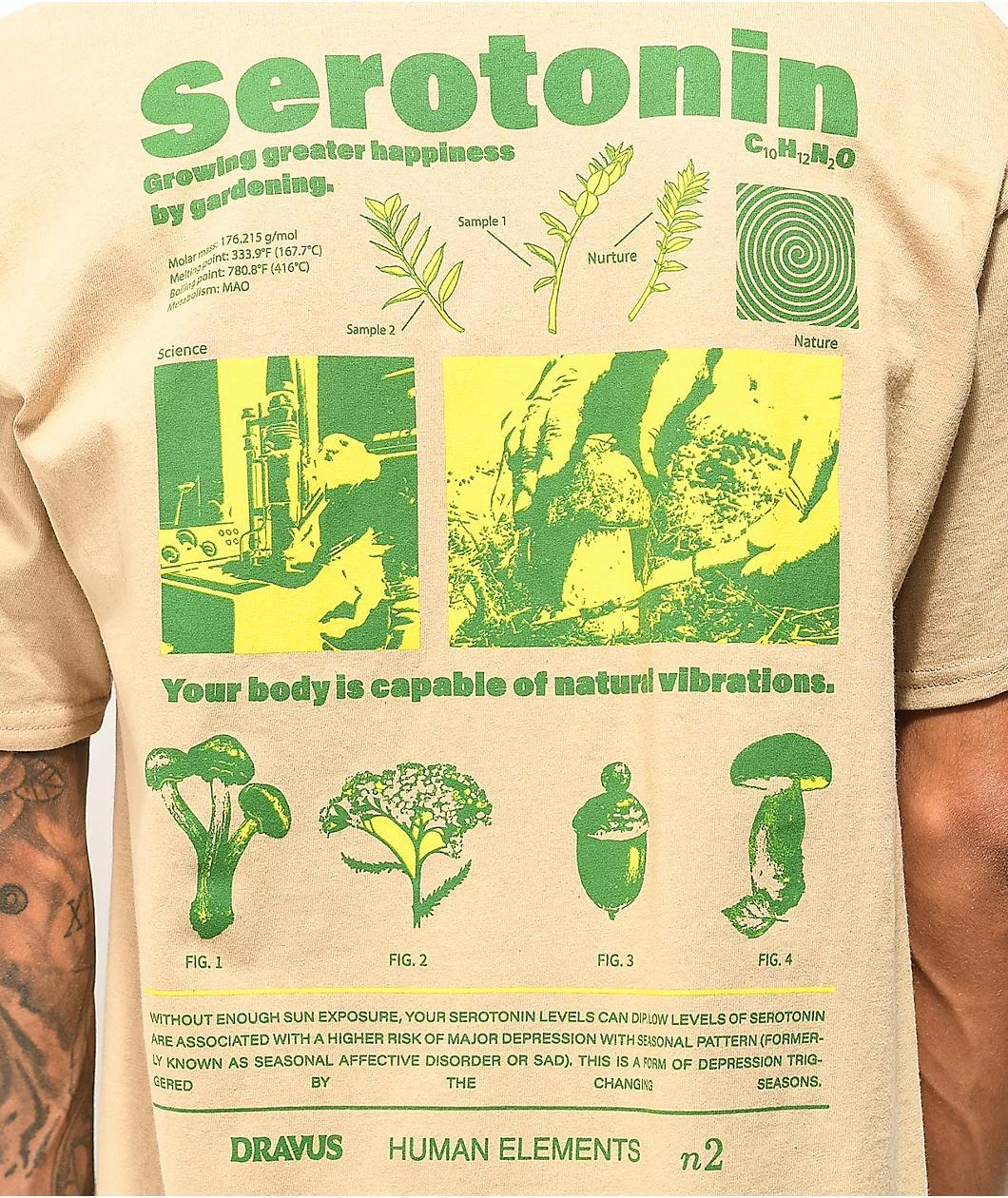 Dravus Plants Tan T-Shirt Product Image