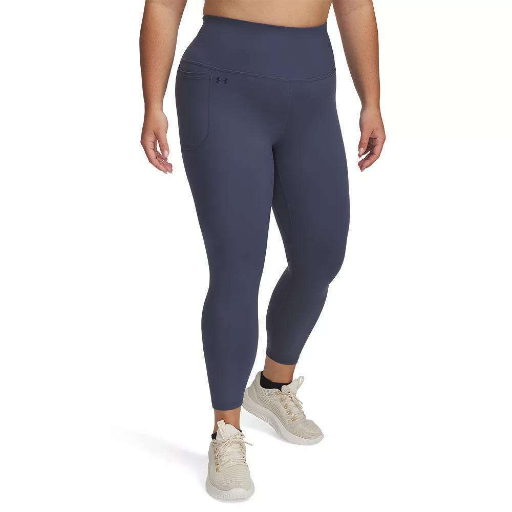 Plus Size Under Armour Motion Ankle Leggings, Women's, Size: 2XL, Downpour Gray Product Image