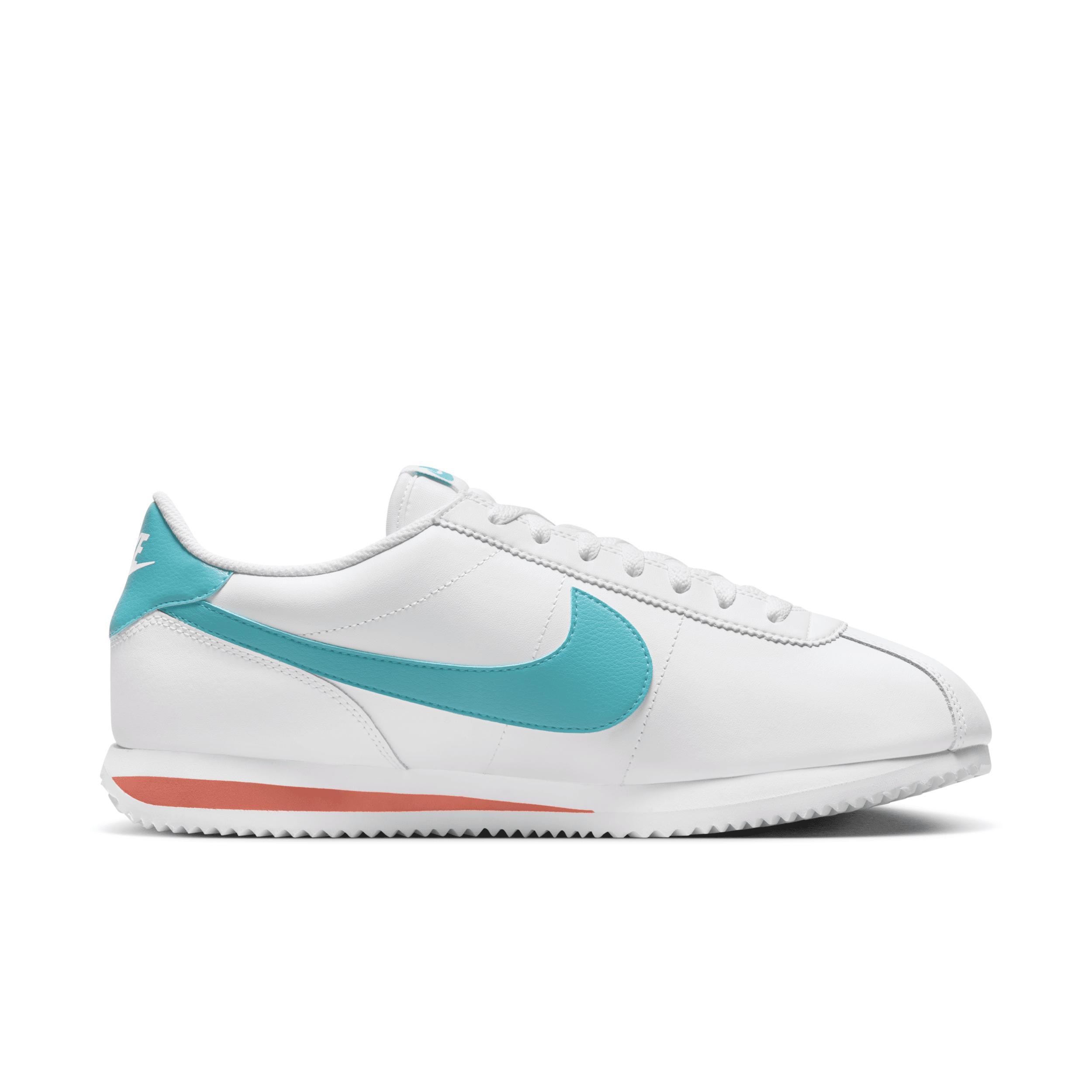 Nike Mens Nike Cortez - Mens Shoes White/Metallic/Dusty Cactus Product Image