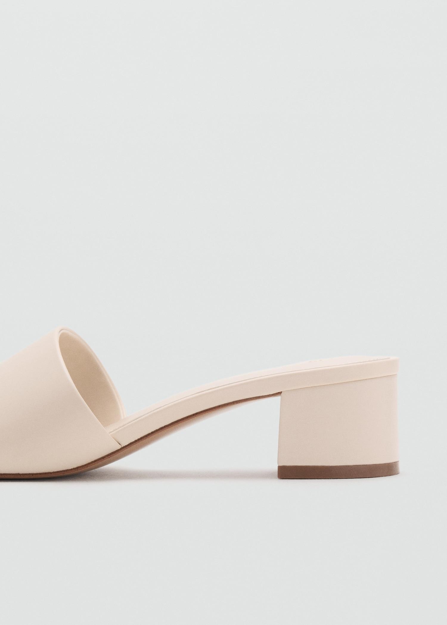 Block-heel sandals with strap - Women | MANGO USA Product Image