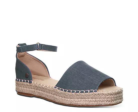Bearpaw Affogato Women's Espadrille Sandals, Size: 8, Blue Product Image
