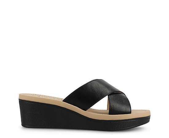 Journee Collection Womens Biara Wedge Sandal Product Image