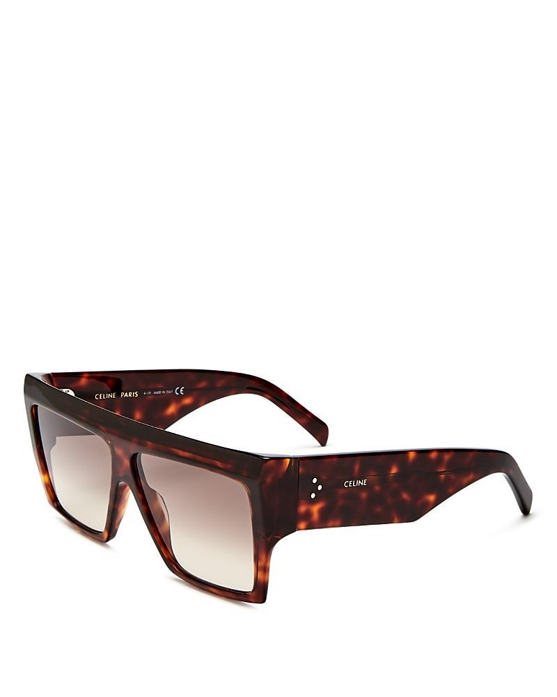 Chunky Rectangle Acetate Sunglasses Product Image