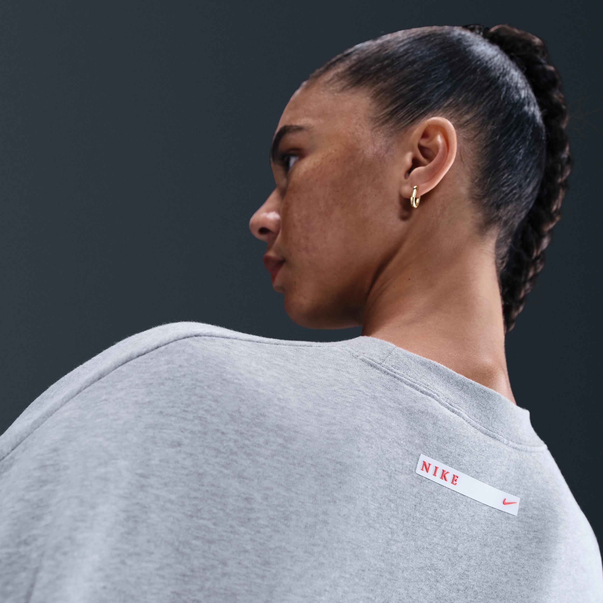 Women's Nike Sportswear Phoenix Fleece Oversized Crew-Neck Sweatshirt Product Image