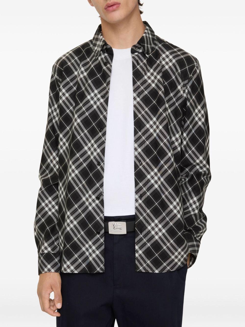 check cotton flannel shirt Product Image