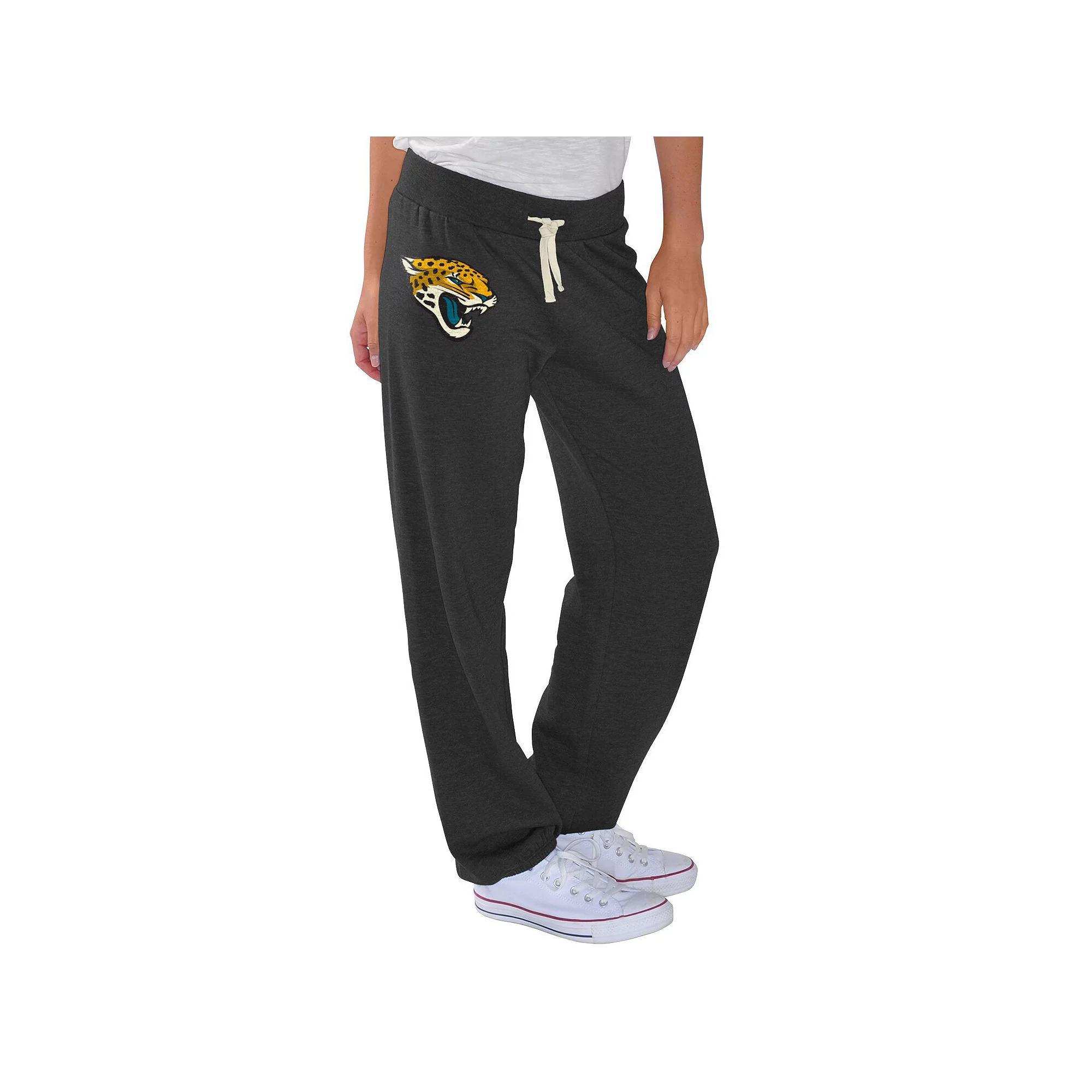 Women's G-III 4Her by Carl Banks Black Jacksonville Jaguars Scrimmage Fleece Pants, Size: Large Product Image