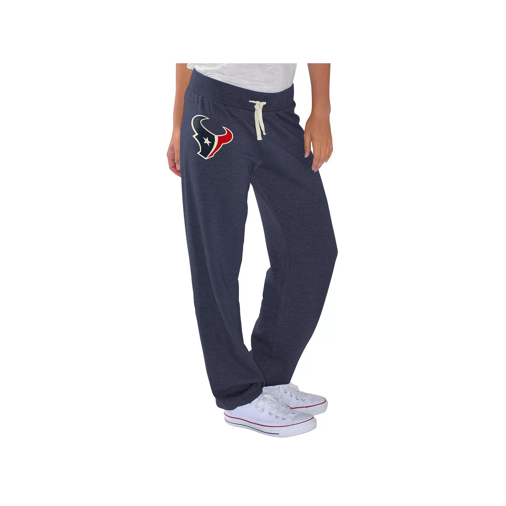 Women's G-III 4Her by Carl Banks Navy Houston Texans Scrimmage Fleece Pants, Size: Large, Blue Product Image