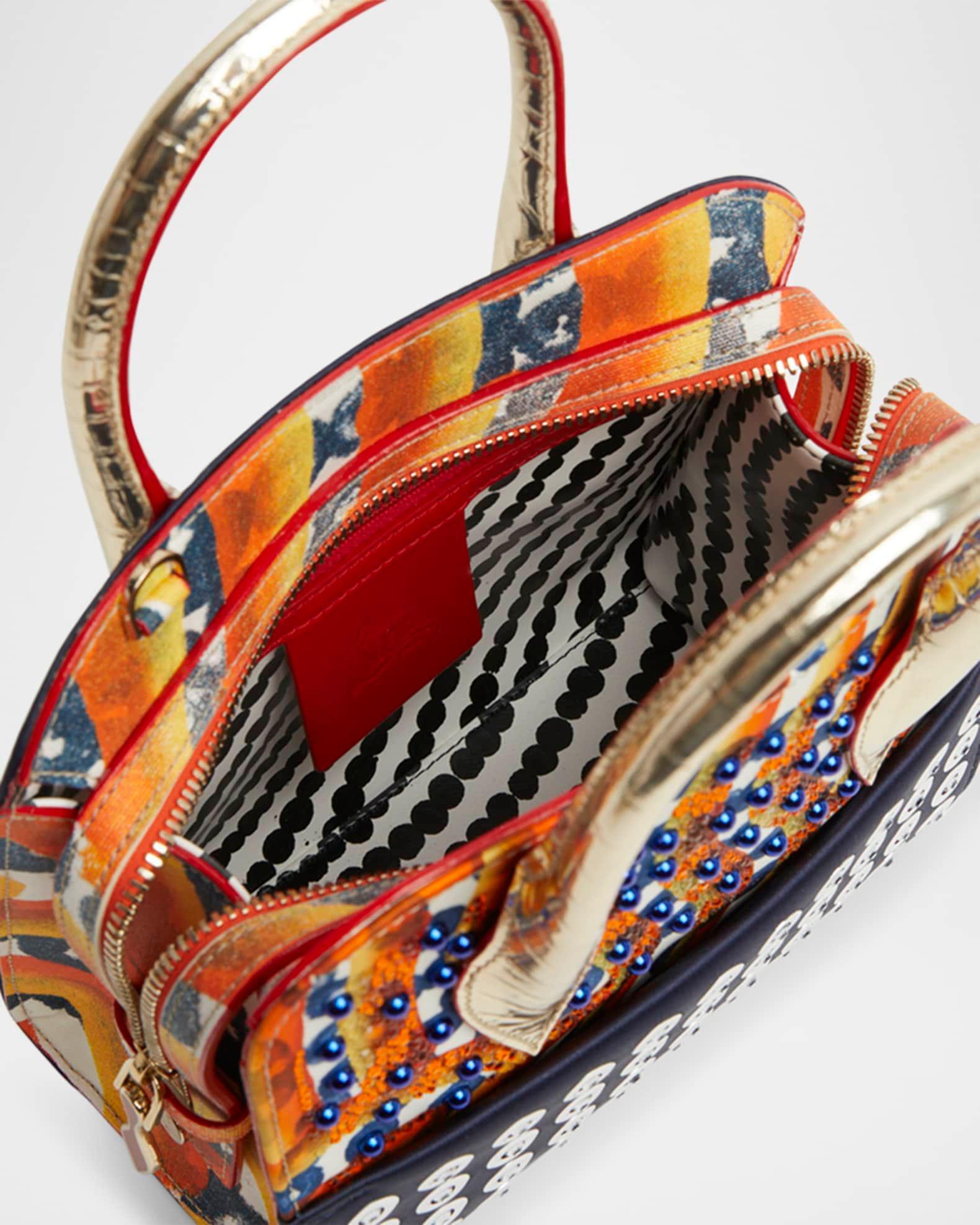 Eloise Mini Top-Handle Bag in Gaagal Embellished Satin and Leather Product Image