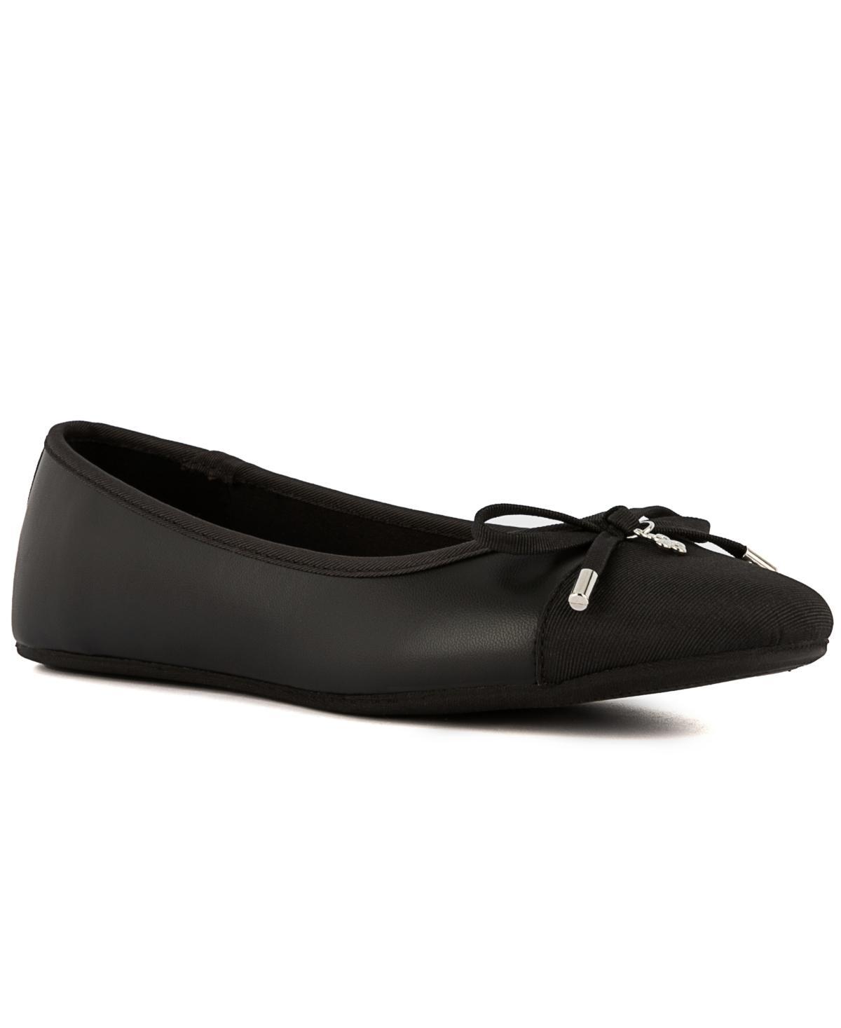 sugar Florah Women's Ballet Casual Flats, Size: 7.5, Black Patent Product Image