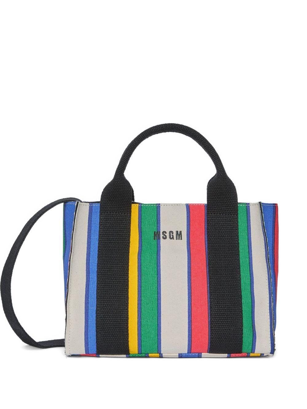 striped tote bag  Product Image