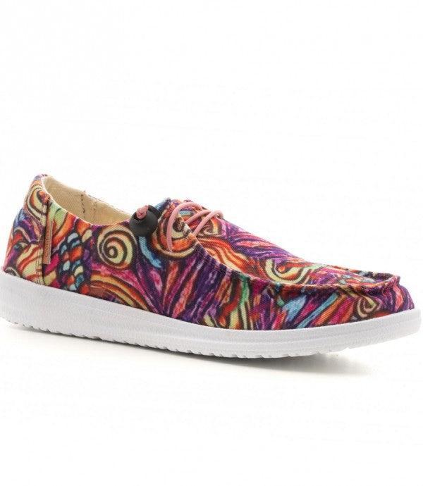 510127   Corky's Purple Swirl Kayak Shoe Product Image
