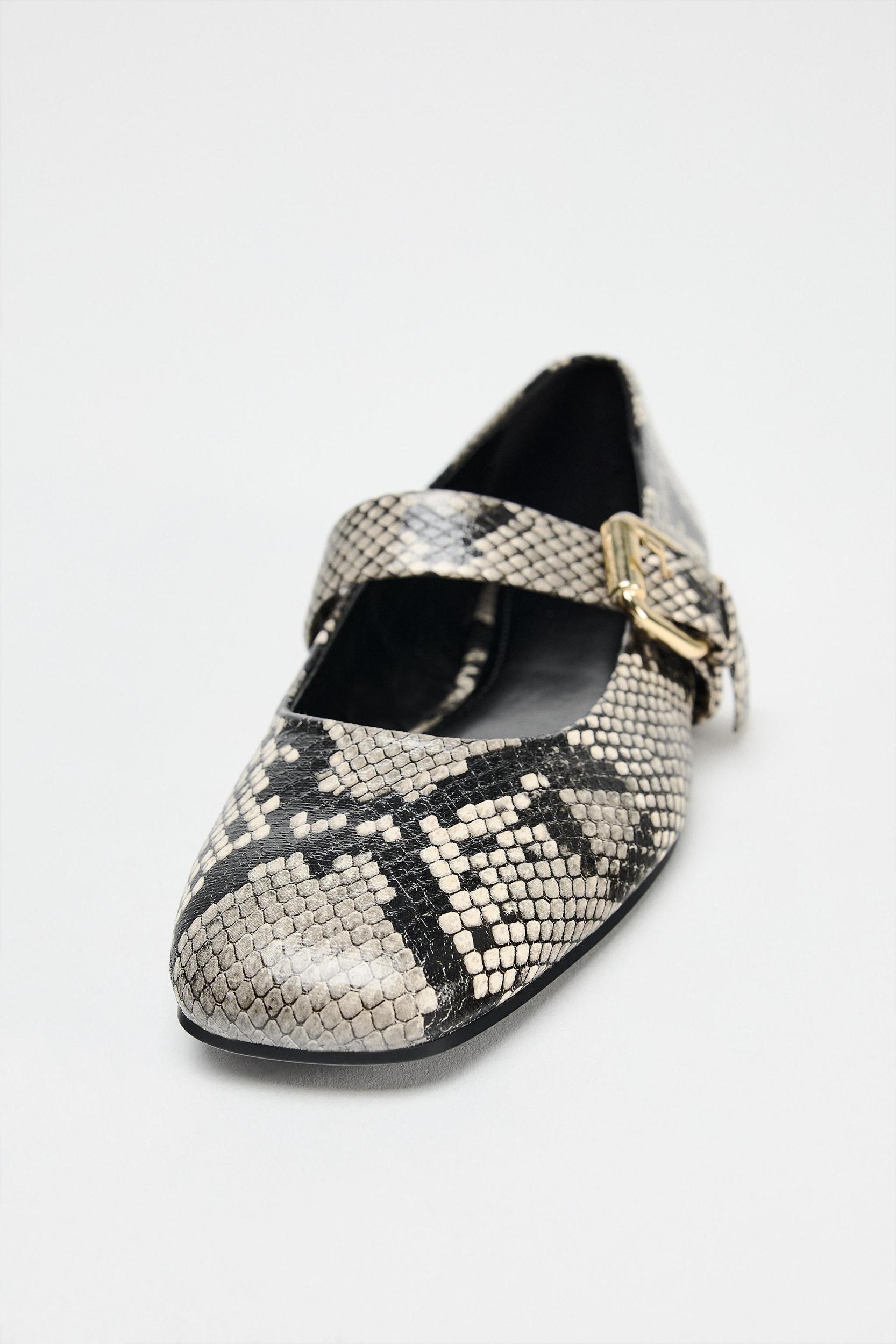 ANIMAL PRINT BALLET FLATS Product Image