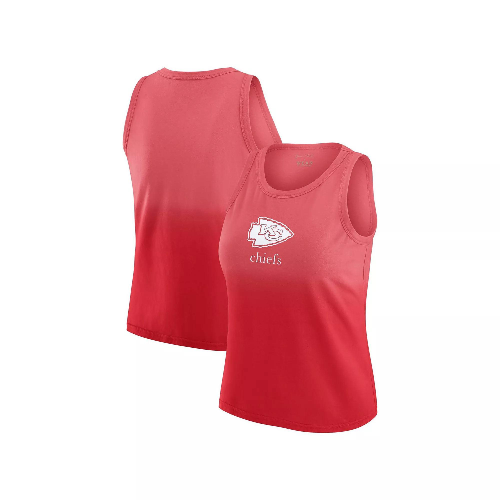Women's WEAR by Erin Andrews x Gracie Hunt Pewter Tampa Bay Buccaneers Ombre Tank Top, Size: Medium, Charco Product Image