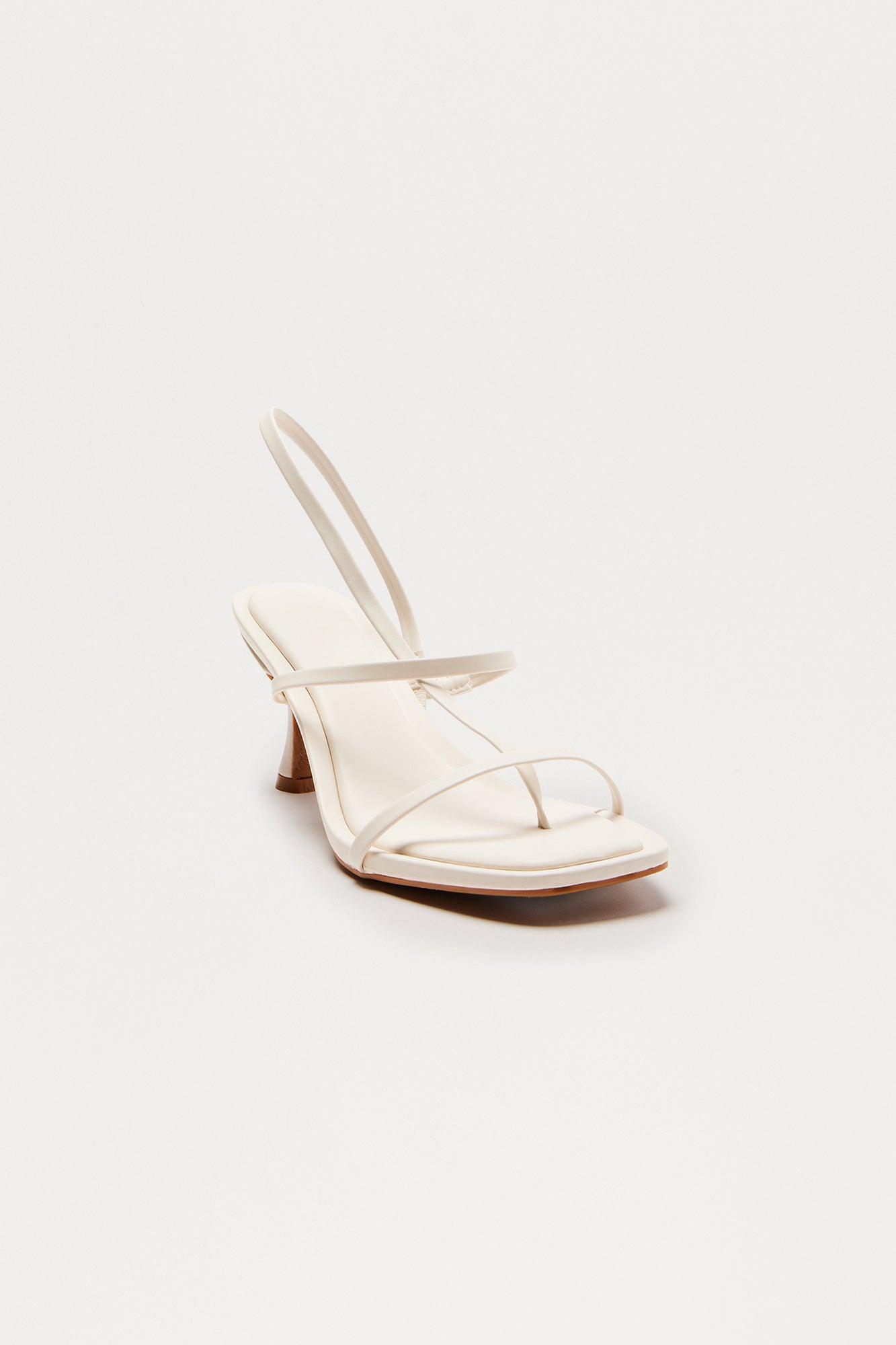 Jameson Slingback Heels - Ivory Product Image