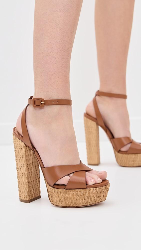 Aquazzura Sunseeker Sandals Plateau 140mm | Shopbop Product Image