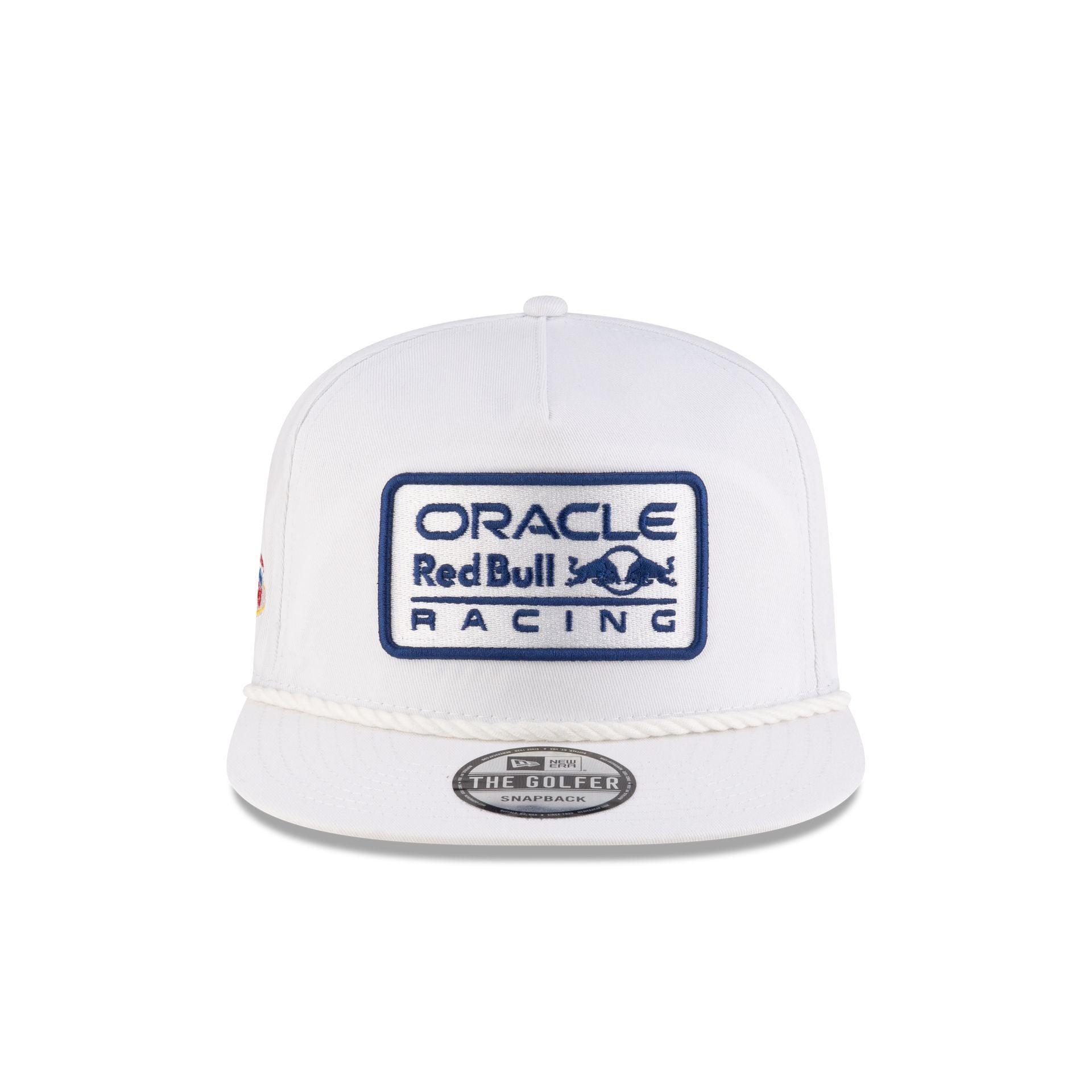 Oracle Red Bull Racing Chrome White Golfer Hat Male Product Image