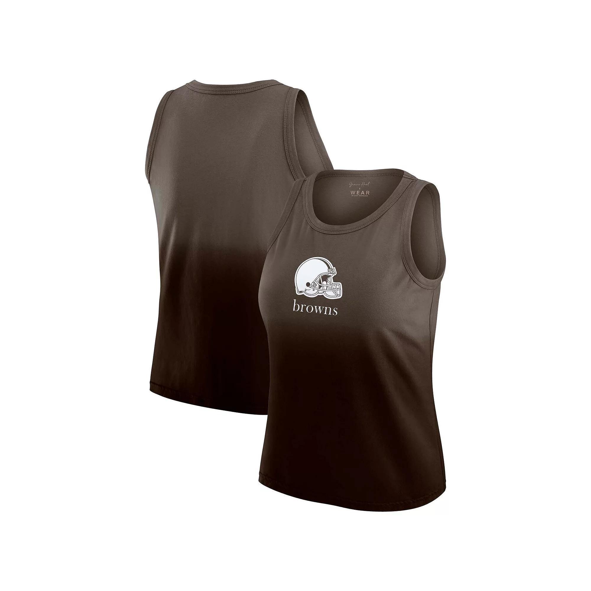 Women's WEAR by Erin Andrews x Gracie Hunt Purple Minnesota Vikings Ombre Tank Top, Size: XS Product Image