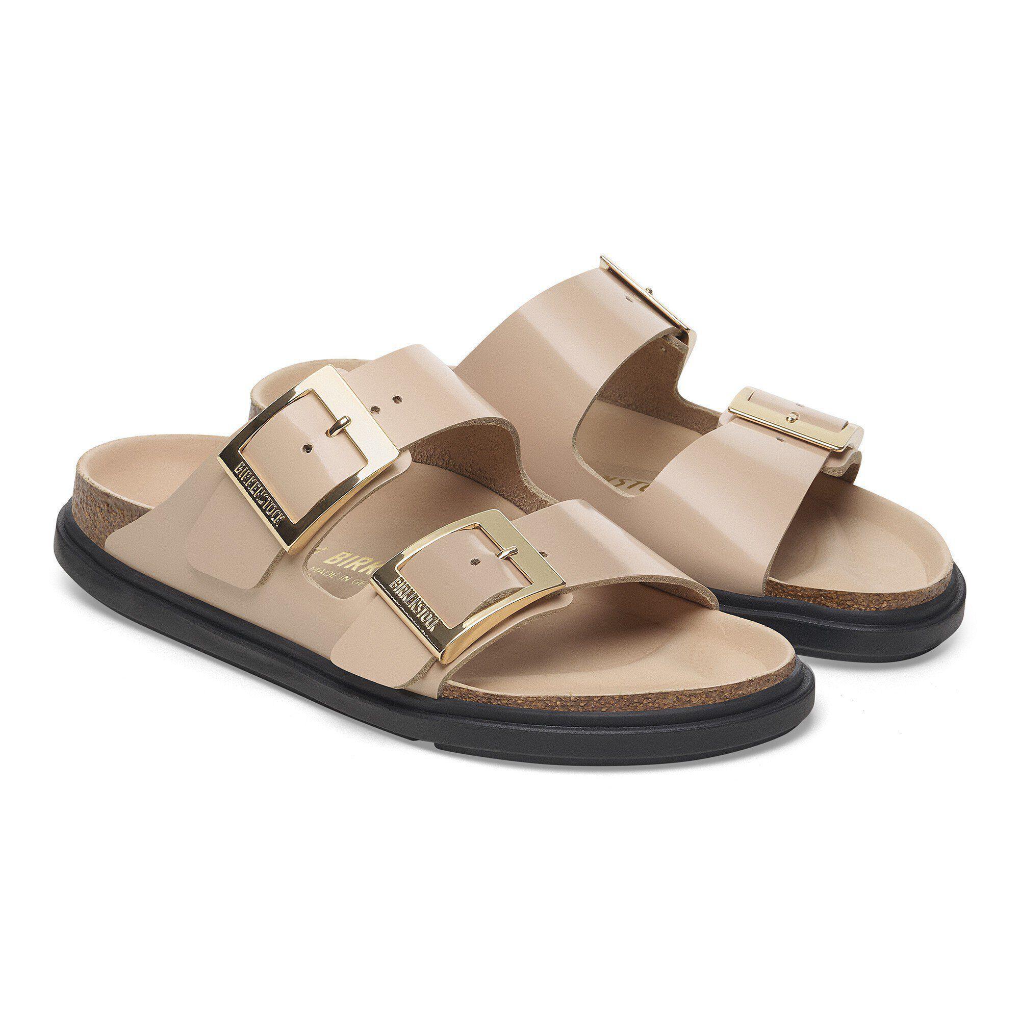 Arizona Droplet Buckle Natural Leather Patent Product Image