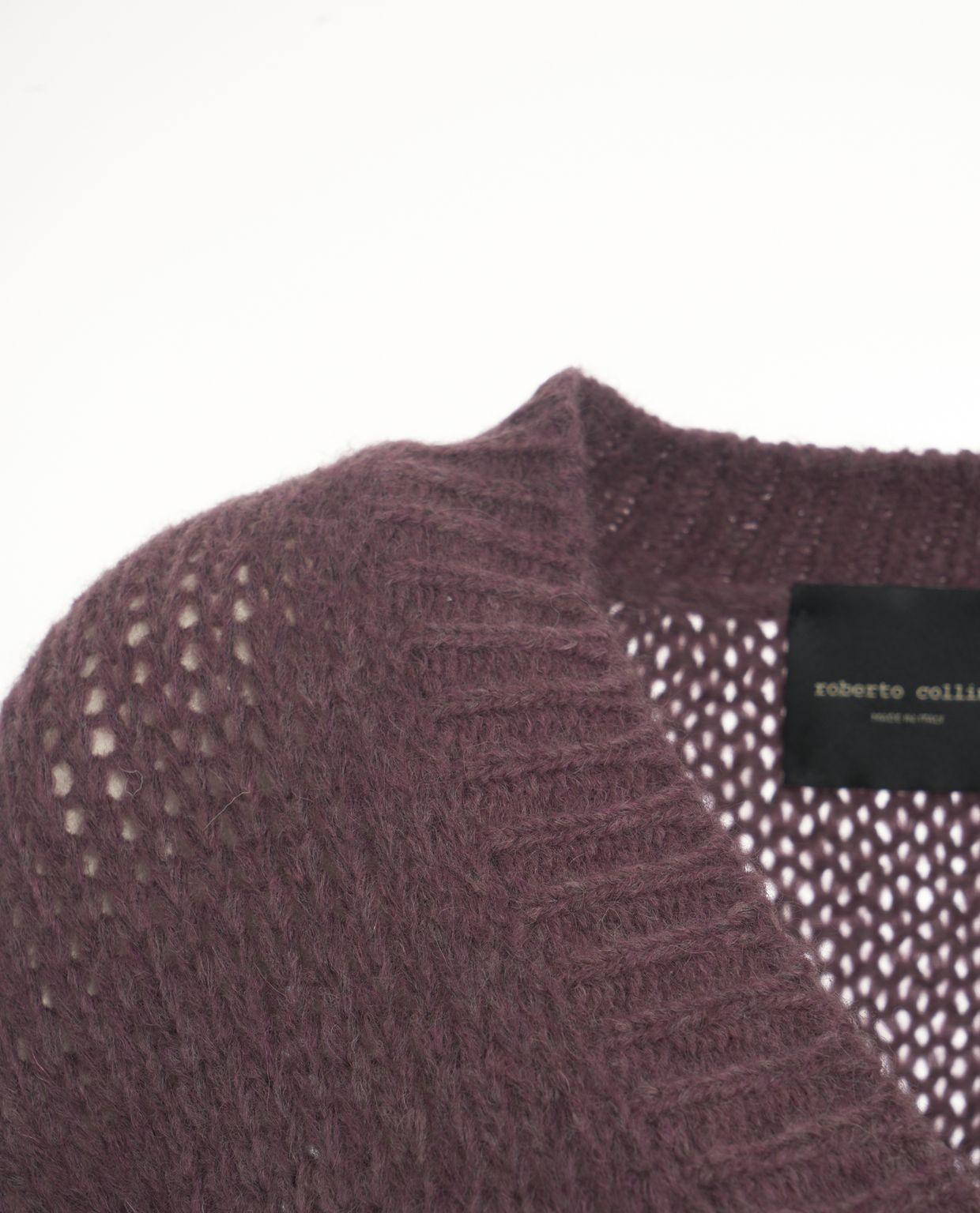 Knit cardigan with V-neck Product Image
