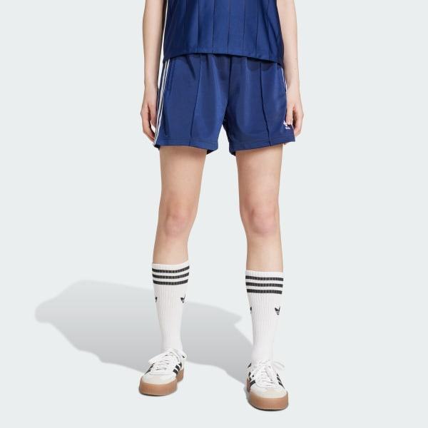 adidas Firebird Shorts Dark Blue 2XS Womens Product Image