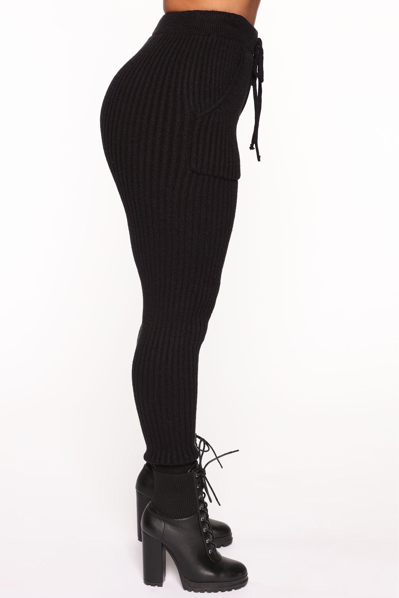 Cozy Nights Pant Set - Black Product Image