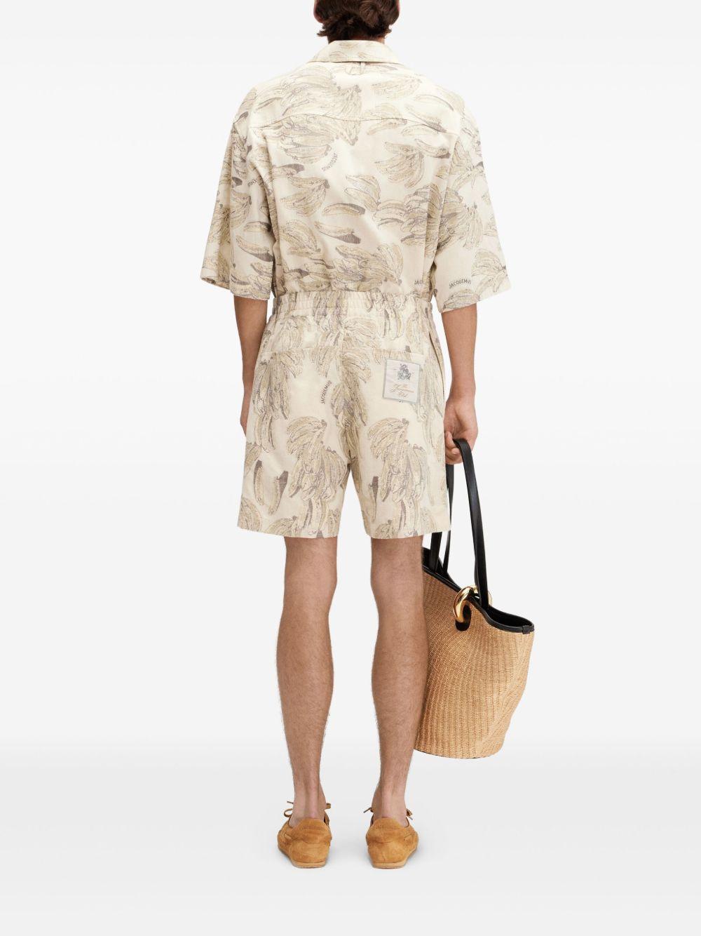 patterned-jacquard shorts Product Image