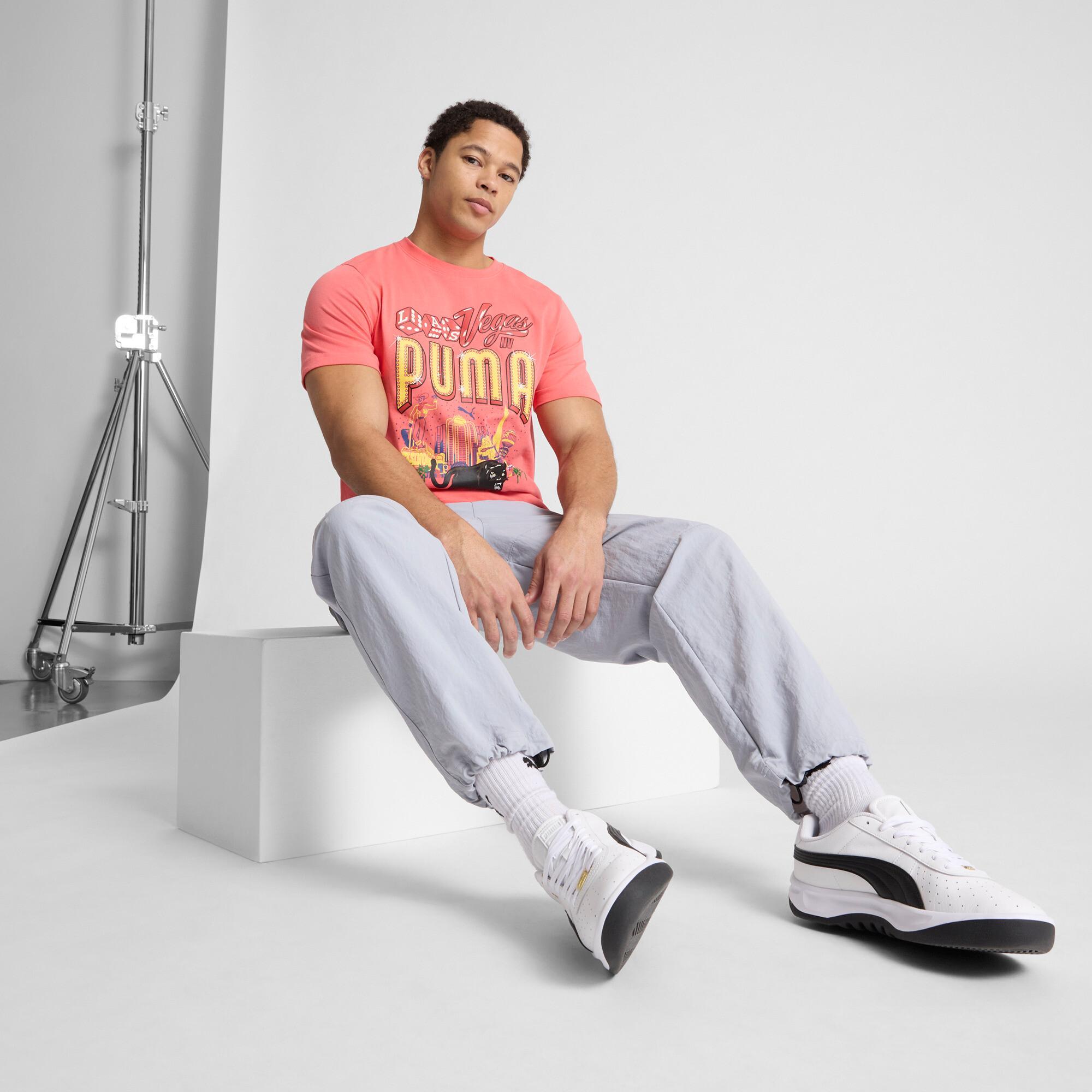 PUMA Las Vegas Billboards Men's Graphic T-Shirt Product Image