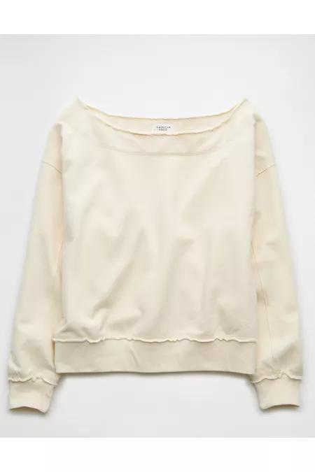 AE Off The Shoulder Sweatshirt Women's Product Image