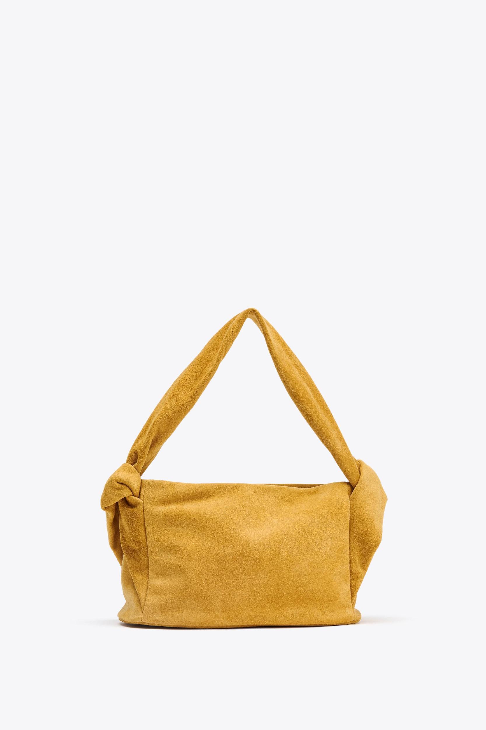 SPLIT LEATHER HANDBAG Product Image