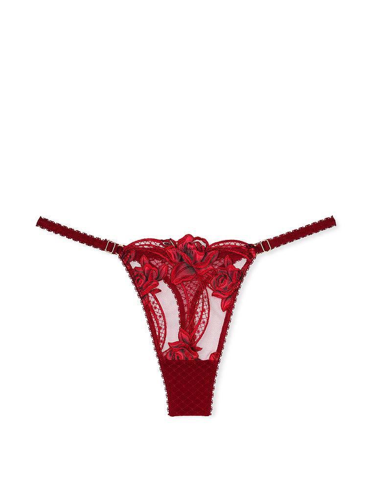 Red Rose Adjustable Thong Panty Product Image