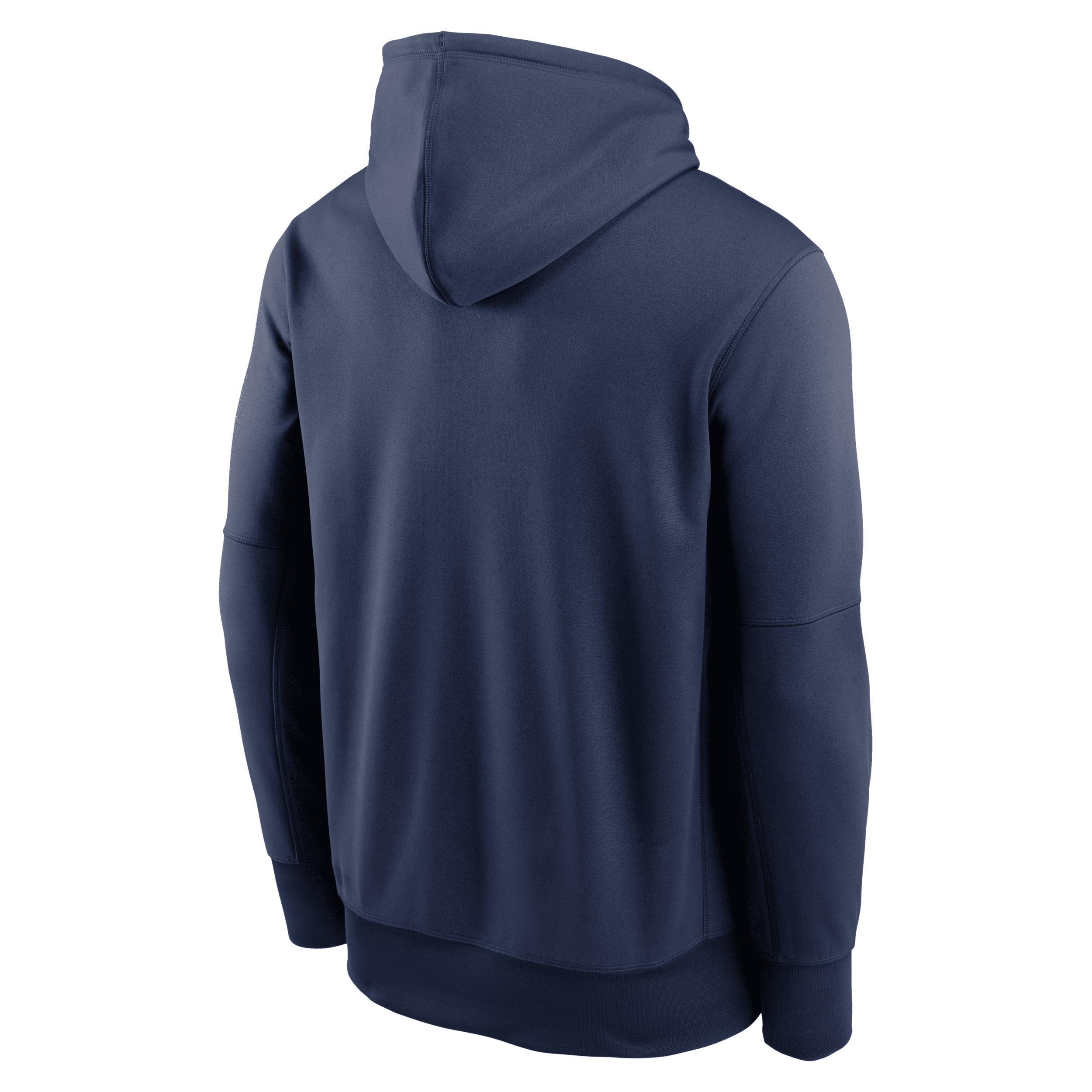 Men's New York Yankees 2024 World Series Authentic Collection Menâs Nike Therma MLB Pullover Hoodie Product Image