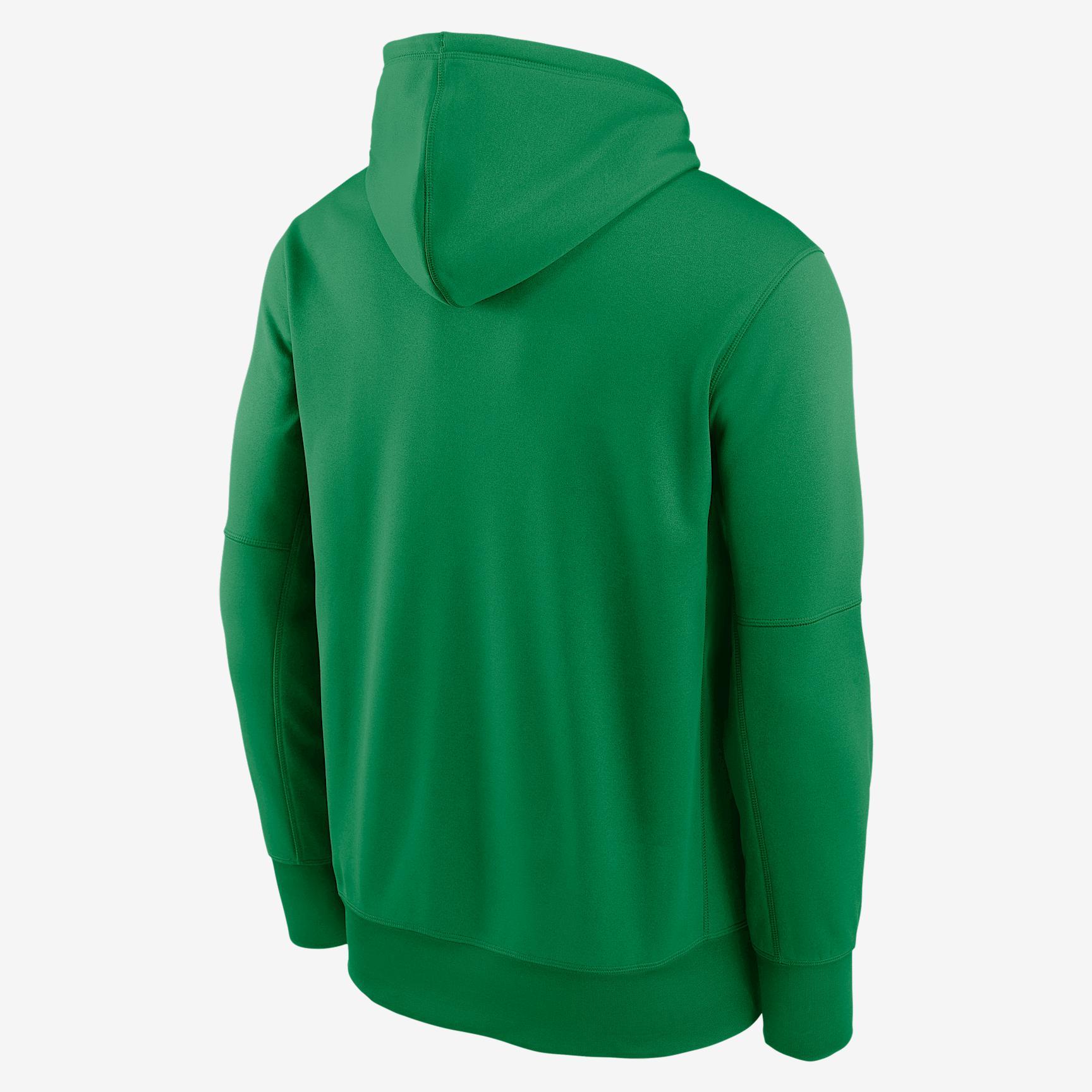 Oregon Team Stacked Men’s Nike Therma College Pullover Hoodie Product Image