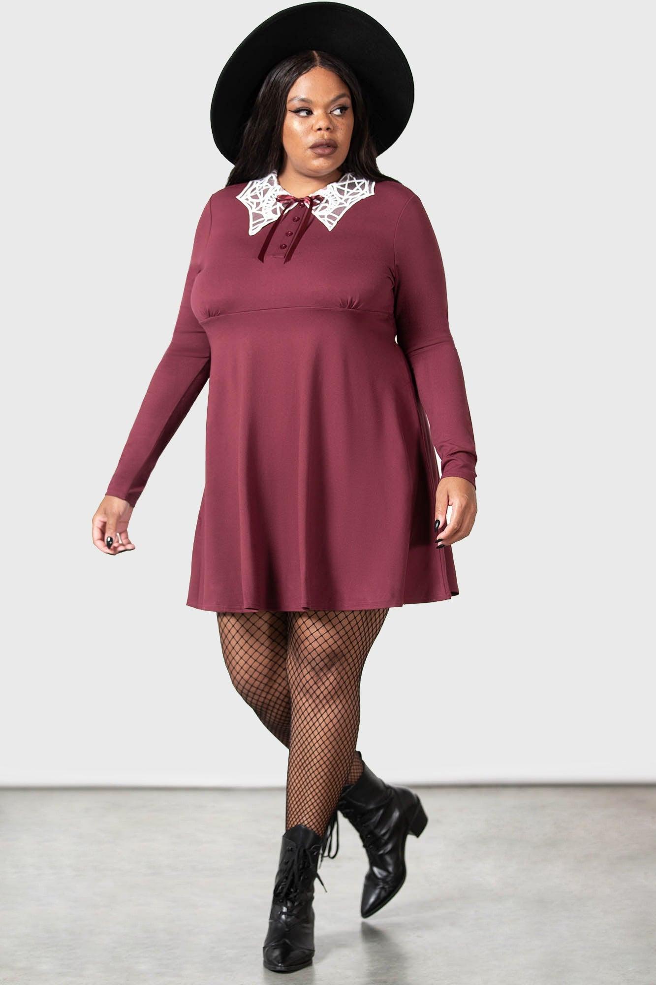 Charmed School Dress [CRIMSON] - Resurrect Female Product Image