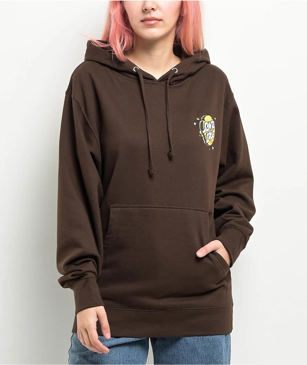 Santa Cruz Lucky Day Brown Hoodie Product Image