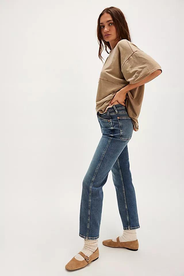 RE/DONE Painted Stove Pipe Jeans Product Image