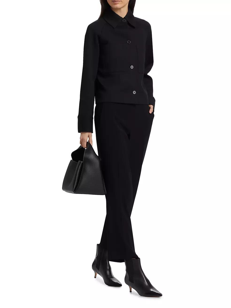 Cotton-Blend Shirt Jacket Product Image