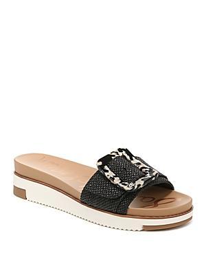 Sam Edelman Womens Ariane Slip On Buckled Wedge Sandals Product Image